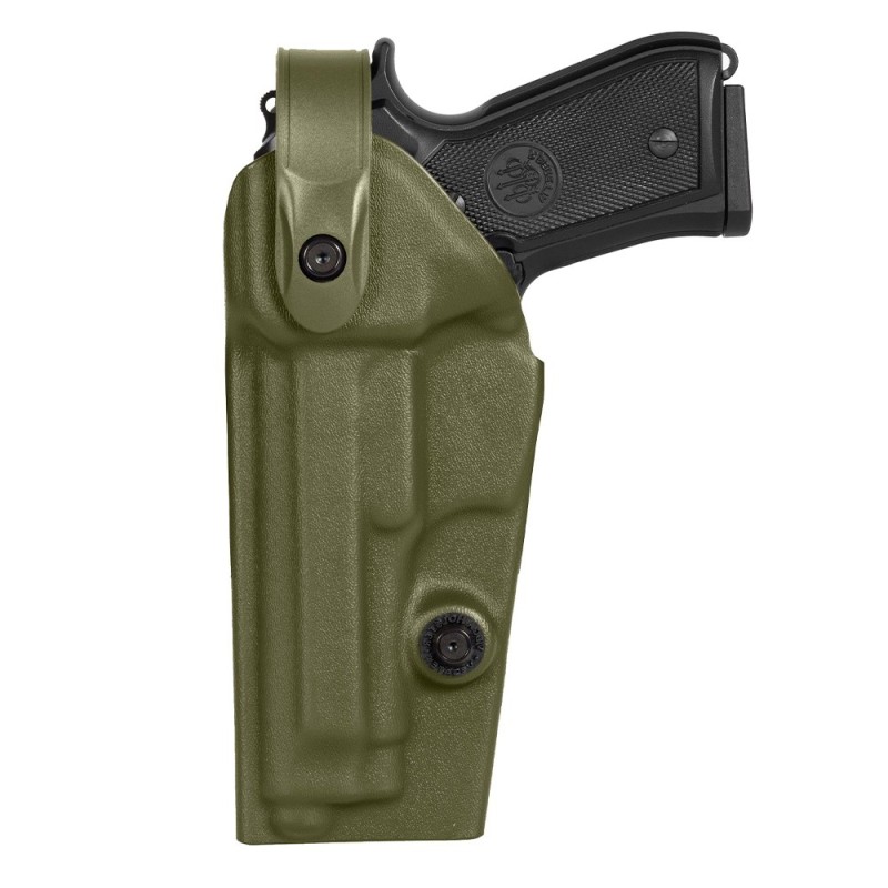 Holster Gaucher Vegatek Duty VKD8 Vert Olive Pour Beretta 92 98 PAMAS